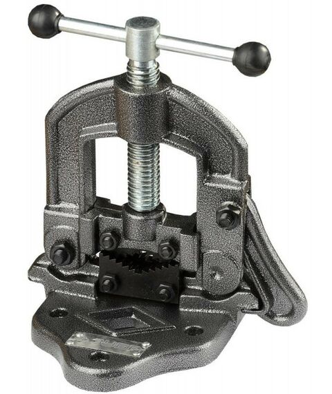 Тиски, струбцины, наковальни, верстаки: Трубные откидные тиски Зубр 2" [32611-1] фотографии