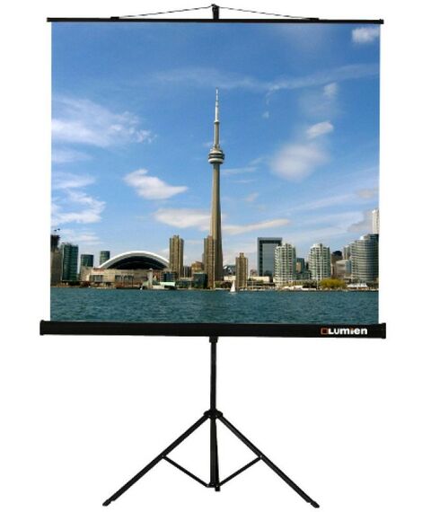 Экраны для проекторов: Экран на штативе Lumien Master View 153x203 см Matte White FiberGlass, 4:3, устойчивый [LMV-100107] фотографии