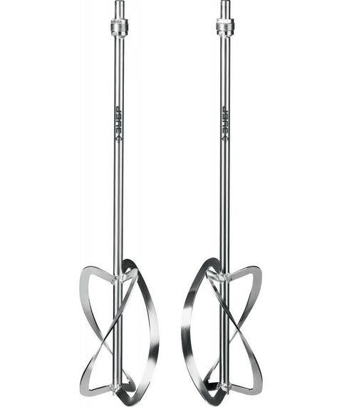 Принадлежности для электроинструмента: Комплект насадок-миксеров "сверху-вниз" для легких растворов Зубр МНЛ-2-220 2 шт d 220 мм, М27 фотографии