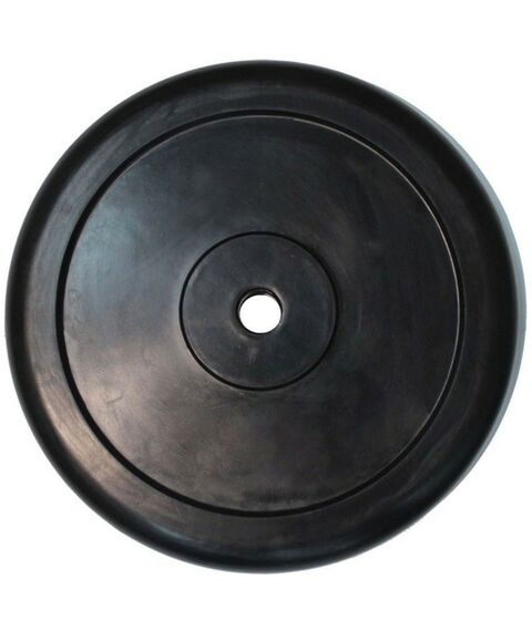 Диски d 25:  Диск обрезиненный Classic черный D26 мм PROFI-FIT 25 кг фотографии