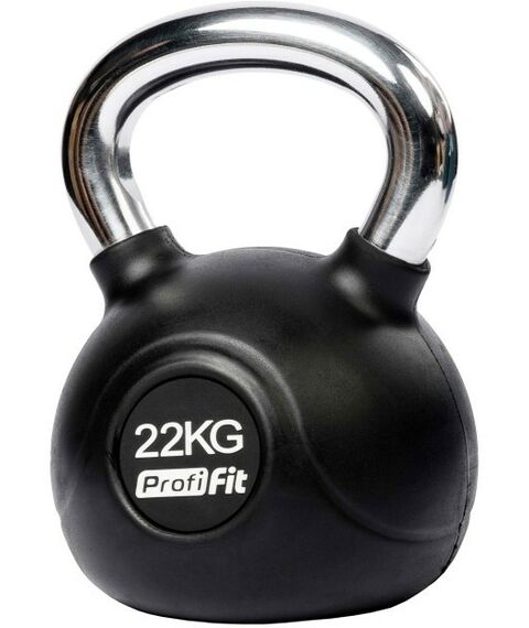 Гири:  Гиря обрезиненная с хромированной ручкой PROFI-FIT 22 кг фотографии