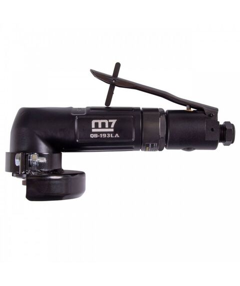 Пневмошлифмашины: Пневматическая угловая шлифовальная машина (УШМ) MIGHTY SEVEN QB-193L 75 мм, 13500 об/мин, с рычажным выключателем фотографии