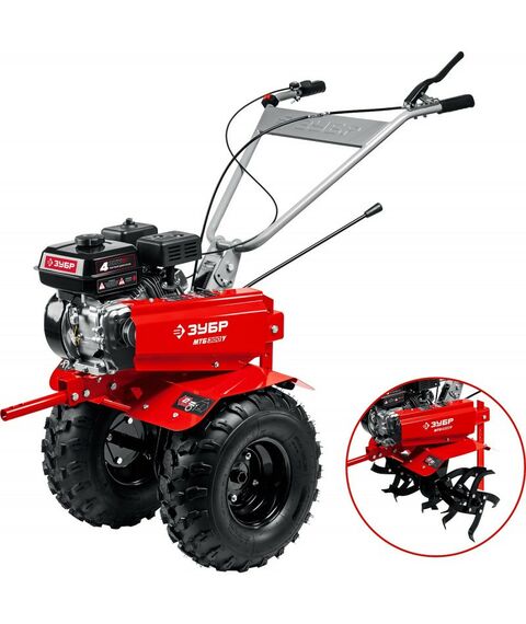 Культиваторы: Бензиновый мотоблок Зубр МТБ-300 У увеличенные колеса, 7 л.с. фотографии
