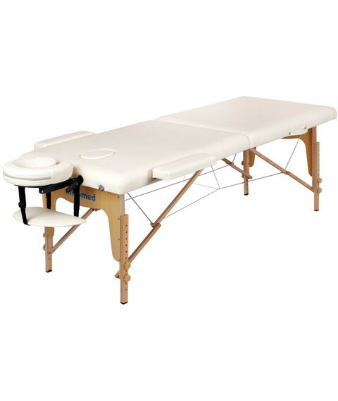 Массажные столы:  Массажный складной стол Mizomed Standart 2 крем фотографии