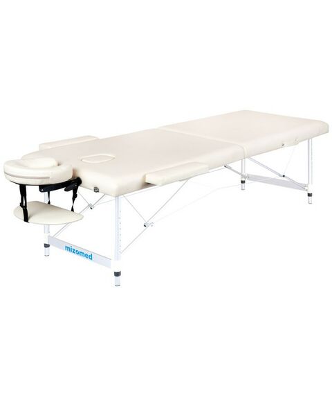 Массажные столы:  Массажный складной стол Mizomed Standart AL 2 крем фотографии