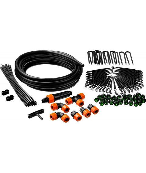 Шланги, системы водопровода и автополива: Система капельного полива от водопровода GRINDA 425270-30 на 30 растений фотографии