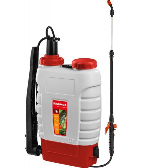 Опрыскиватели садовые: Опрыскиватель ранцевый GRINDA KS-12 12 л, с телескопическим алюминиевым удлинителем [425217] фотографии