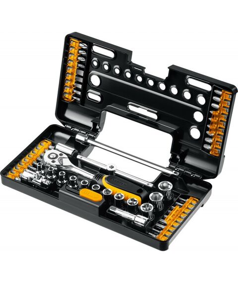 Наборы инструментов и ключи: Универсальный набор инструмента STAYER AUTO 57 57 предметов [27760-H57] фотографии