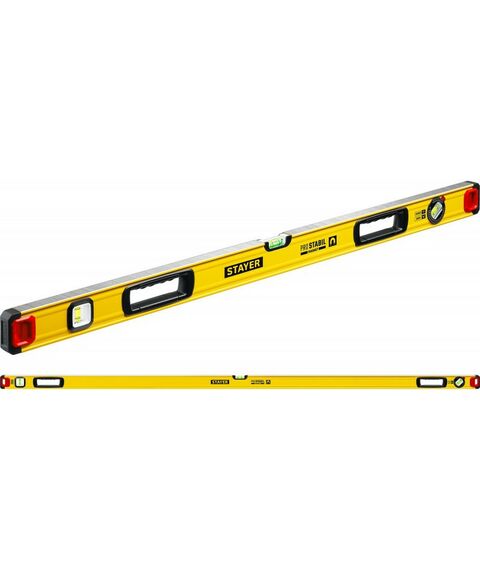 Строительные уровни: Уровень магнитный STAYER ProStabil Magnet 2000 мм с двумя фрезерованными поверхностями [3480-200] фотографии