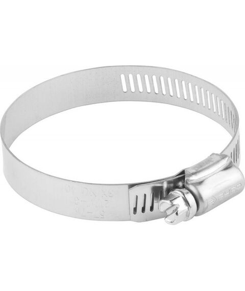 Хомуты металлические: Хомуты НХ-12П Зубр 57-76 мм Профессионал, нерж. сталь, просечная лента 12.7 мм, 50 шт [37815-057-76-50] фотографии