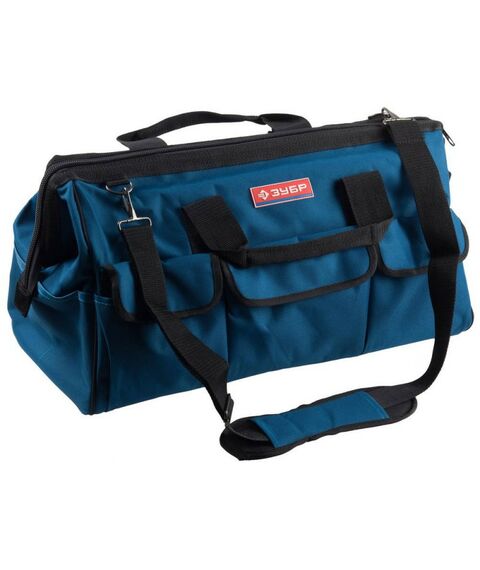 Ящики и сумки для инструмента: Сумка для инструмента Зубр ЭКСПЕРТ 38645-21 17 карманов, 52см фотографии