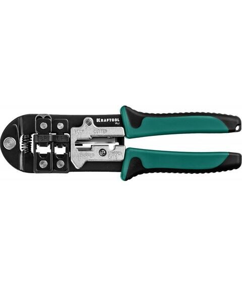 Электромонтажный инструмент: Кримпер универсальный KRAFTOOL RJ RJ45, RJ11/RJ12 [22699] фотографии