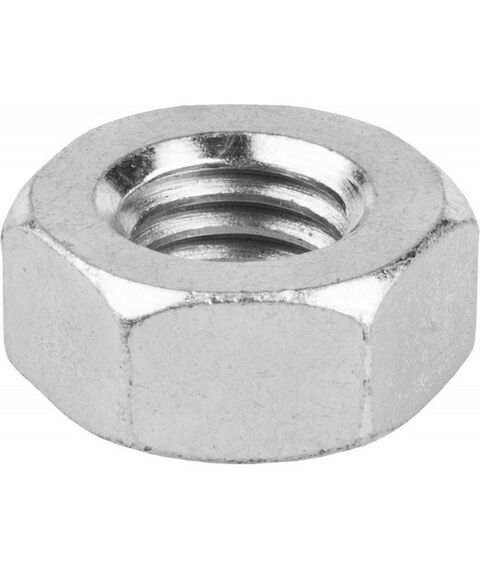 Метрический крепеж: Гайка Зубр M10 ГОСТ 5927-70, 5 кг, кл. пр. 6, оцинкованная [303550-10] фотографии