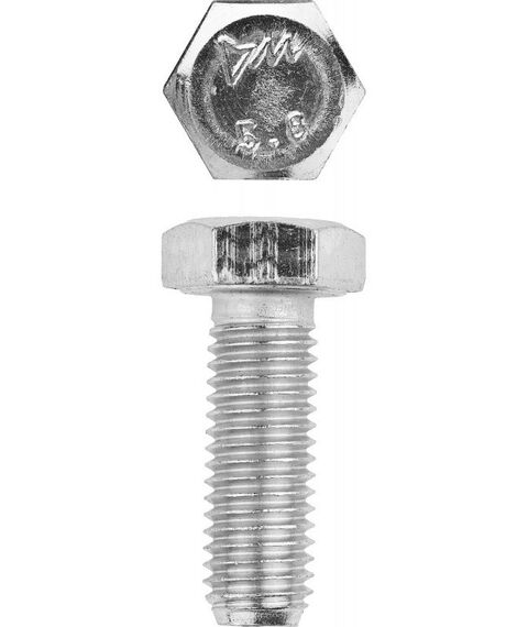 Метрический крепеж: Болт Зубр M12 x 30 мм ГОСТ 7798-70, 5 кг, кл. пр. 5.8, оцинкованный [303080-12-030] фотографии