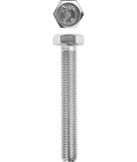 Метрический крепеж: Болт Зубр M12 x 80 мм ГОСТ 7798-70, 5 кг, кл. пр. 5.8, оцинкованный [303080-12-080] фотографии