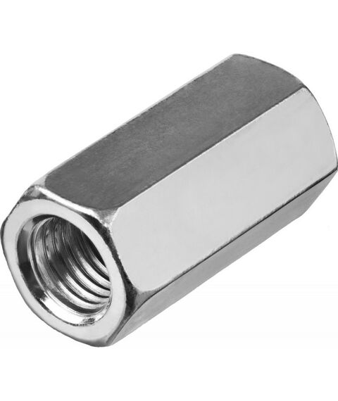 Метрический крепеж: Гайка Зубр M20 DIN 6334 переходная, 5 кг, оцинкованная [303750-20] фотографии