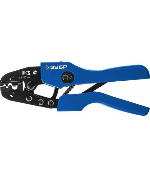 Электромонтажный инструмент: Пресс-клещи Зубр Профессионал ПК-3 для медных наконечников и гильз 0,5 - 10 мм.кв [45456-3] фотографии