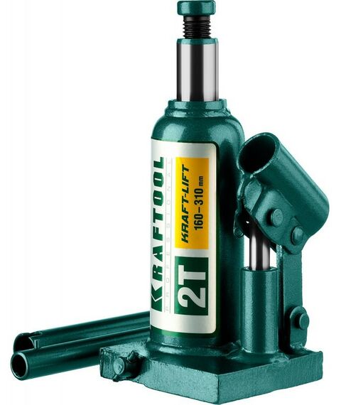 Домкраты: Домкрат бутылочный гидравлический KRAFTOOL KRAFT-LIFT 2т 158-308мм [43462-2_z01] фотографии