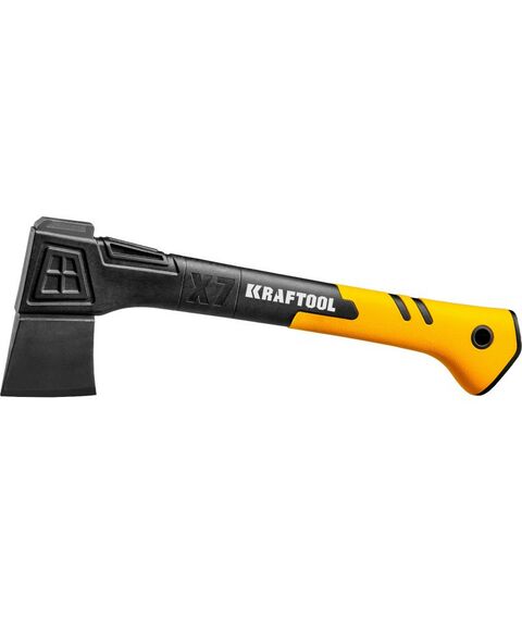 Топоры, колуны: Универсальный топор KRAFTOOL X7 640/715 г в чехле, 360 мм [20660-07] фотографии