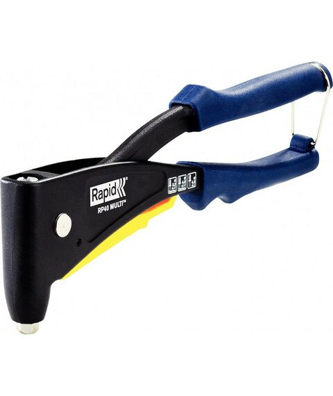 Заклепочники: Заклепочник универсальный Rapid RP40 MULTI d 3.2мм, 4.0мм, 4.8мм, мультинасадка [5001139] фотографии