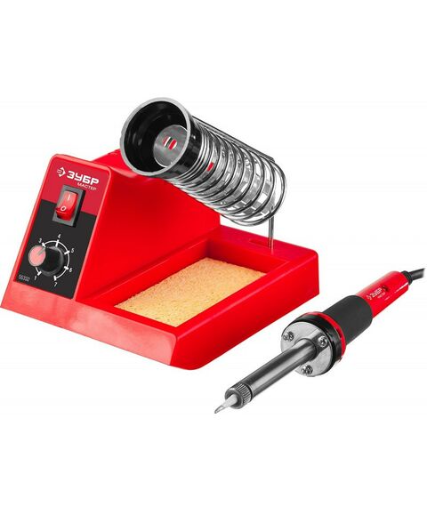 Паяльное оборудование: Паяльная станция Зубр ПС-50А ЗУБР 48Вт, 150-450°C [55332] фотографии