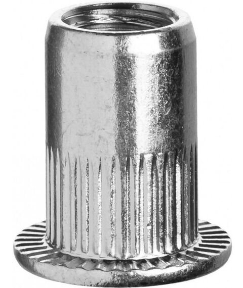 Заклепки: Резьбовые заклепки с насечками Зубр Профессионал М4 1000 шт, стальные, стандартный бортик [31317-04] фотографии