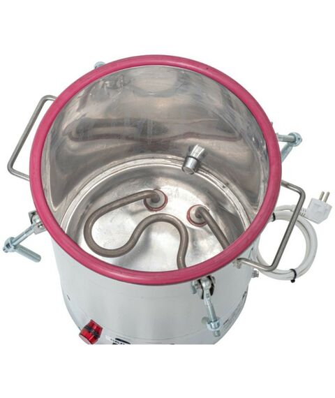 Автоклавы:  Электрический домашний автоклав "Малыш Эл Нерж" 22 л без ЭБУ с фальшдном фотографии