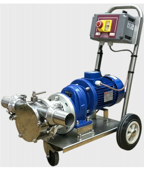 Насосы пищевые:  Импеллерный мезгонасос Z180 для вязких жидкостей с реверсом фотографии