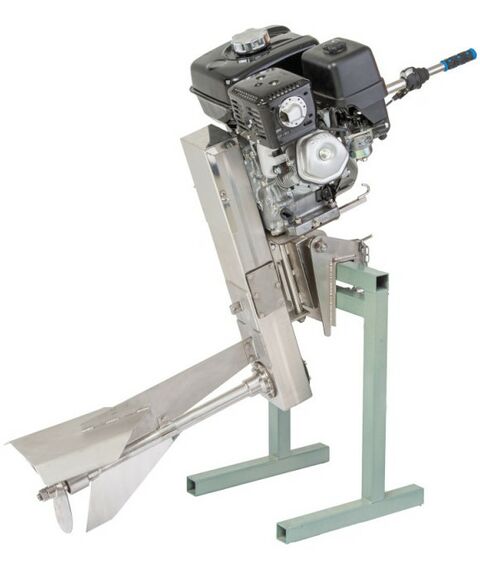 Моторы лодочные:  Лиман, прямая ременная передача, двигатель Lifan, 9 л.с., расход 2 л/ч фотографии