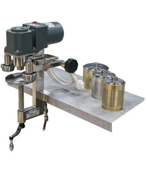 Закаточные машинки:  М3Э 02 для закатки жестяных банок полуавтоматическая с 3-мя патронами фотографии