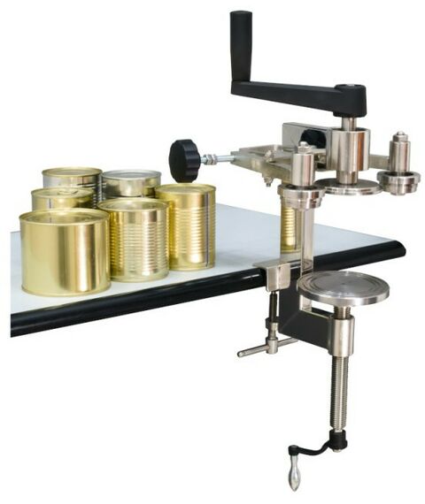 Закаточные машинки:  М3 07 для закатки жестяных банок ручная с 3-мя патронами фотографии