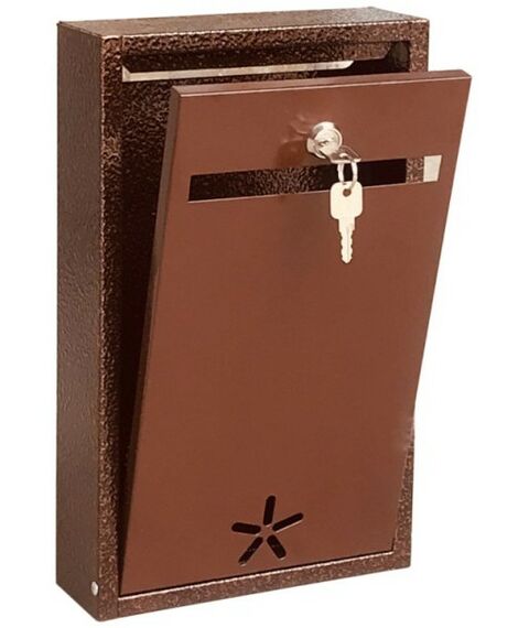 Почтовые ящики:  Почтовый ящик Эконом антик медь-коричневый фотографии