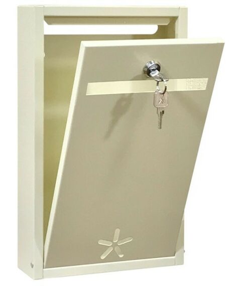 Почтовые ящики:  Почтовый ящик Эконом бежевый фотографии