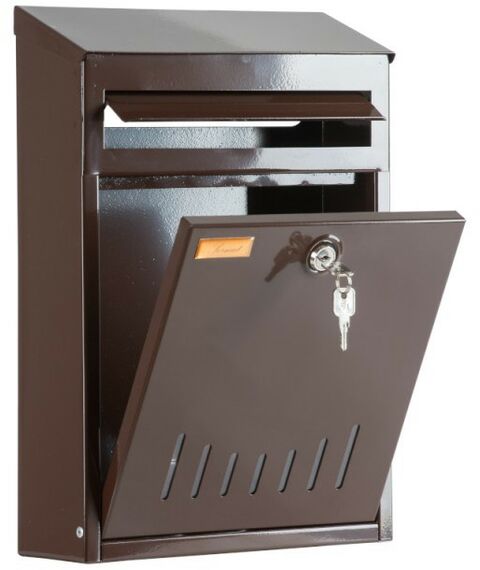 Почтовые ящики:  Почтовый ящик Элит коричневый фотографии