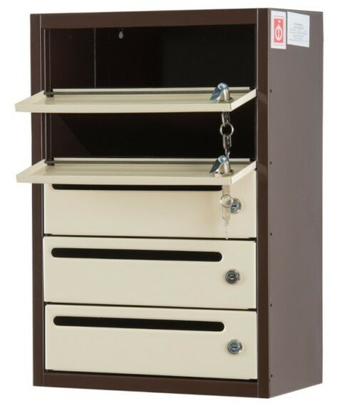 Почтовые ящики:  Почтовый ящик Комфорт 5 секций кор/беж фотографии