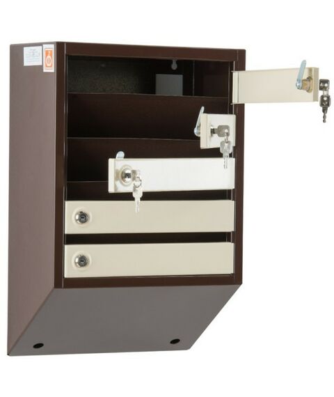 Почтовые ящики:  Почтовый ящик Стандарт 5 секций кор/беж фотографии