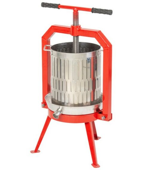 Прессы для отжима:  Пресс ручной (винтовой) «Муромец» 29 л корзина из нерж.стали фотографии