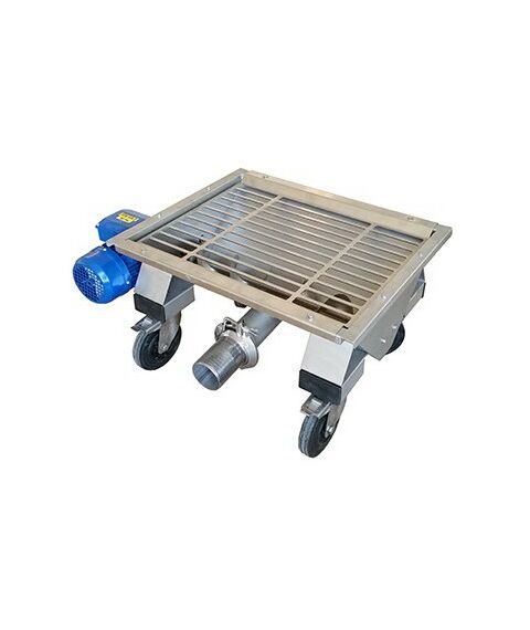 Дробилки и мялки:  Сборный бак с подающим двигателем для дробилки TRAMINER 50 фотографии