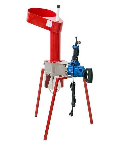 Измельчители:  Дробилка для яблок "Кормилец" с дрелью фотографии