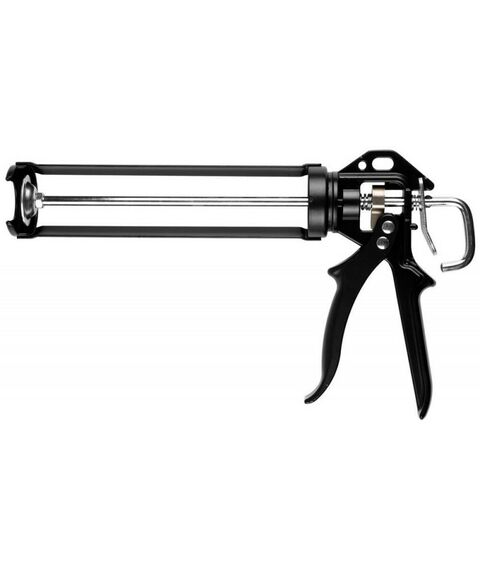 Пистолеты тепловые, клеящие, пескоструйные: Усиленный cкелетный поворотный пистолет для герметика KRAFTOOL Professional BULLDOG 320 мл [06673_z01] фотографии
