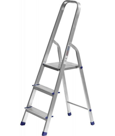 Стремянки и лестницы: Алюминиевая стремянка СИБИН 3 ступени, 60 см [38801-3] фотографии