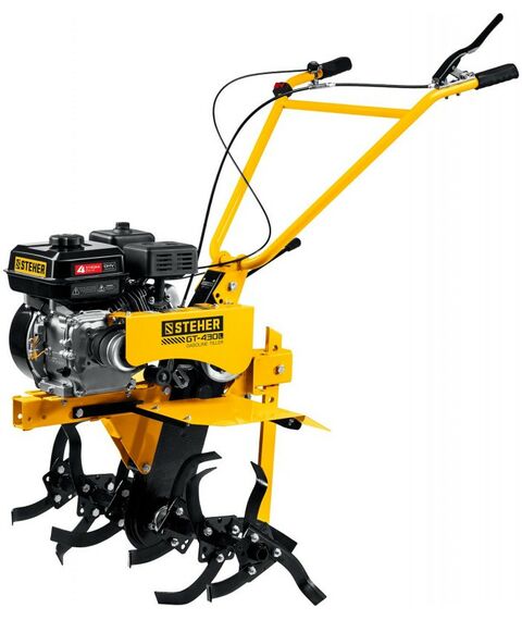 Культиваторы: Бензиновый мотоблок STEHER GT-430 L с понижающей передачей, 7 л.с., без колес фотографии