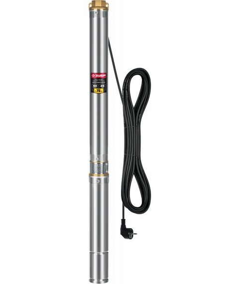 Насосы и насосные станции: Скважинный насос центробежный Зубр НСЦ-75-60 60 м напор фотографии
