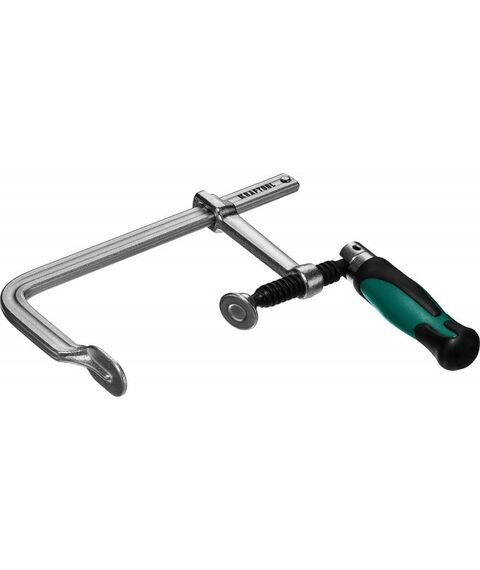 Тиски, струбцины, наковальни, верстаки: Струбцина KRAFTOOL FORGE FF-160/80 тип F 160/80 мм, 300 кгс [32014-080-160] фотографии