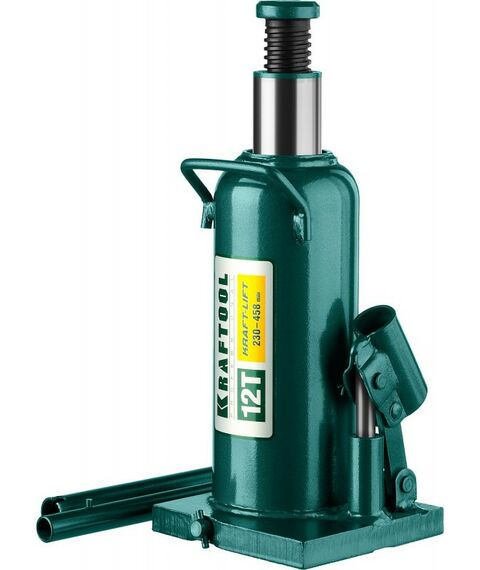 Домкраты: Домкрат бутылочный гидравлический KRAFTOOL KRAFT-LIFT 12т 230-460мм [43462-12_z01] фотографии