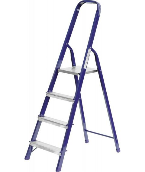 Стремянки и лестницы: Стальная стремянка СИБИН 38803-04 4 ступени, 82 см фотографии