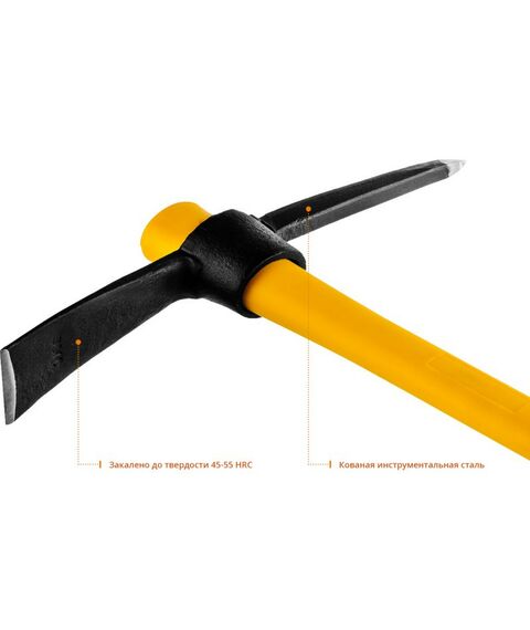 Столярно-слесарный инструмент: Кирка с фиберглассовой рукояткой STAYER Professional 1000г [20179-10] фотографии