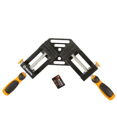 Тиски, струбцины, наковальни, верстаки: Струбцина угловая быстрозажимная Вихрь 65х65 мм фотографии