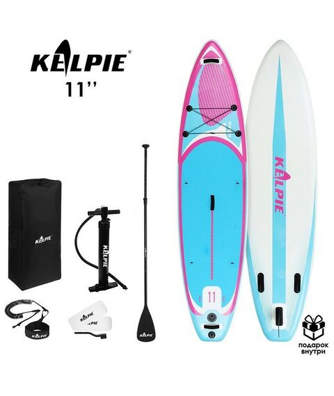 SUP-серфинг: SUP-доска надувная универсальная KELPIE 11" 335 х 80 х 15 см фотографии