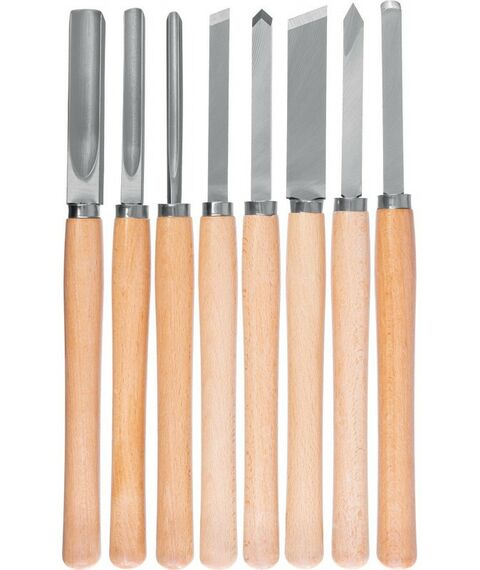 Столярно-слесарный инструмент: Набор ручных резцов по дереву STAYER Wood Master 8шт [1836] фотографии